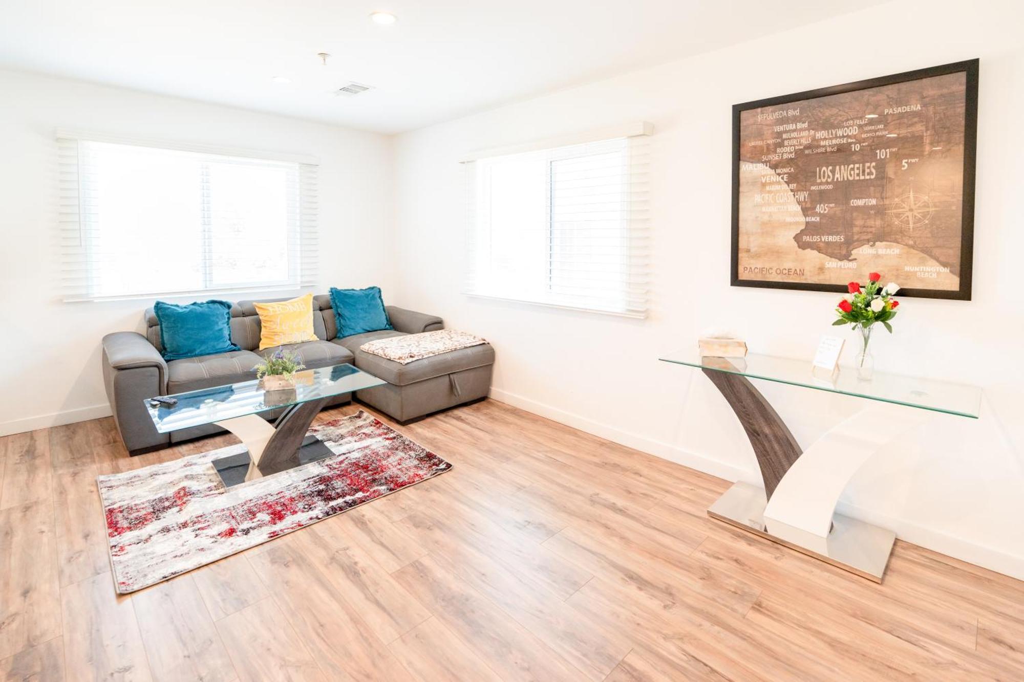 Appartement Sleek 1-bedroom With Ac & Gated Parking Space Los Angeles